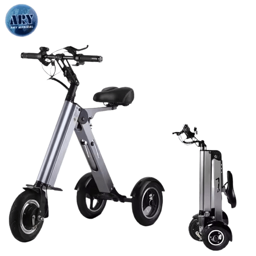 Three-wheeled electric scooter