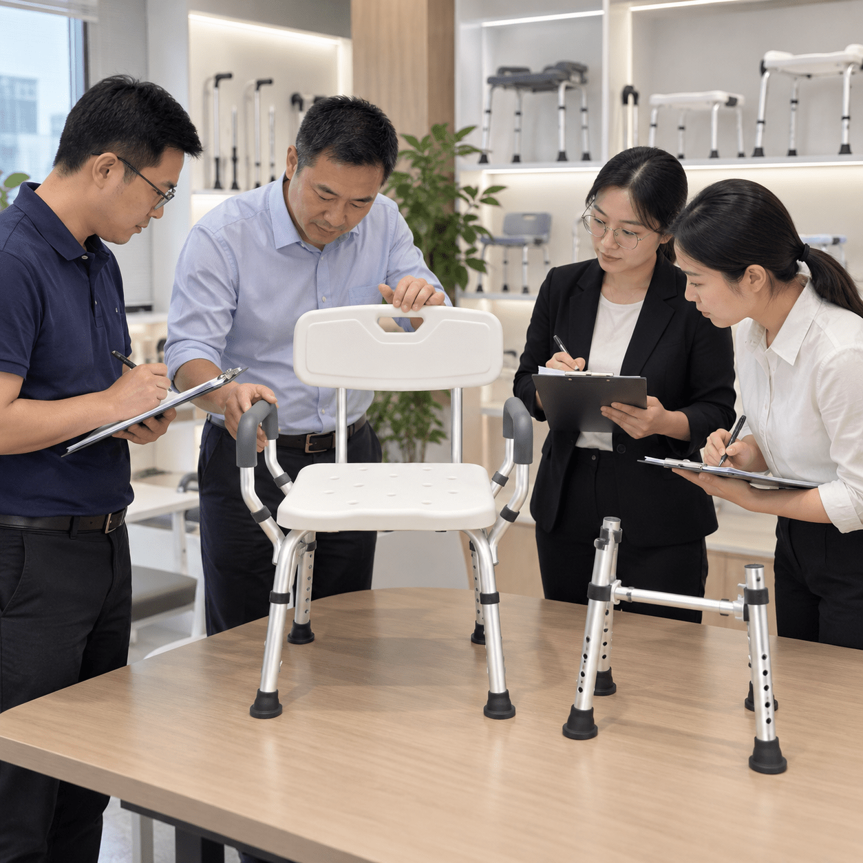 Final adjustable-chair sample approval