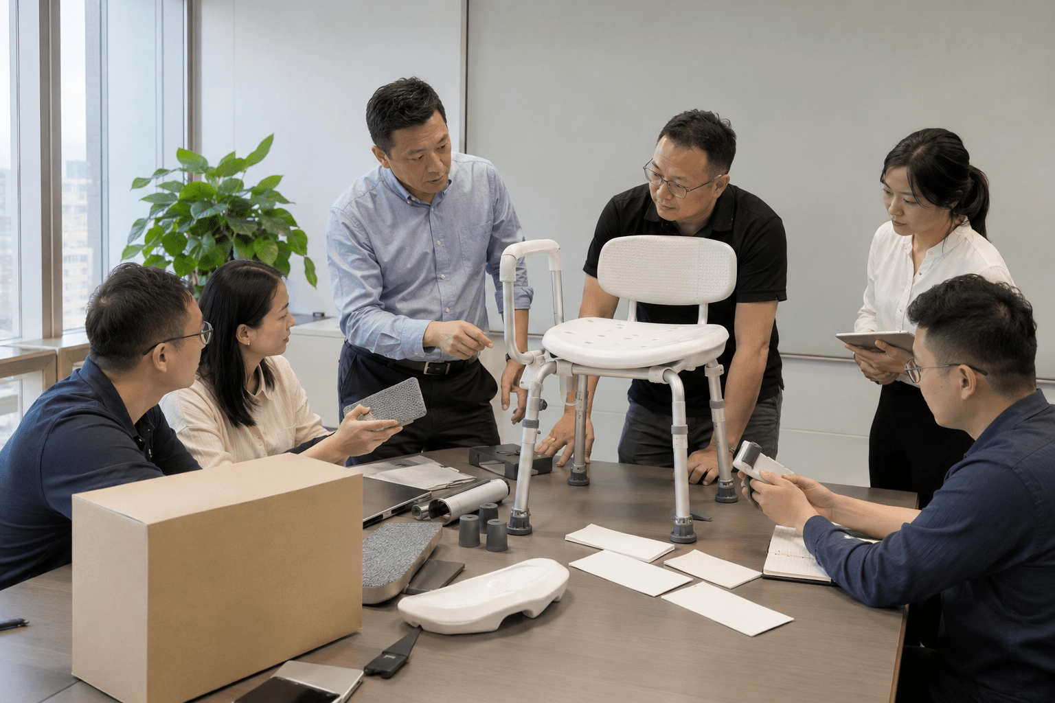 Cross-functional OEM design-brief meeting