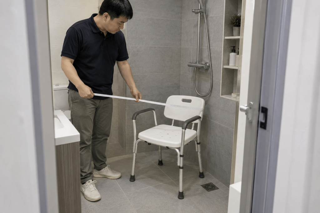 Which Shower Chair Fits a Small Bathroom for B2B buyers