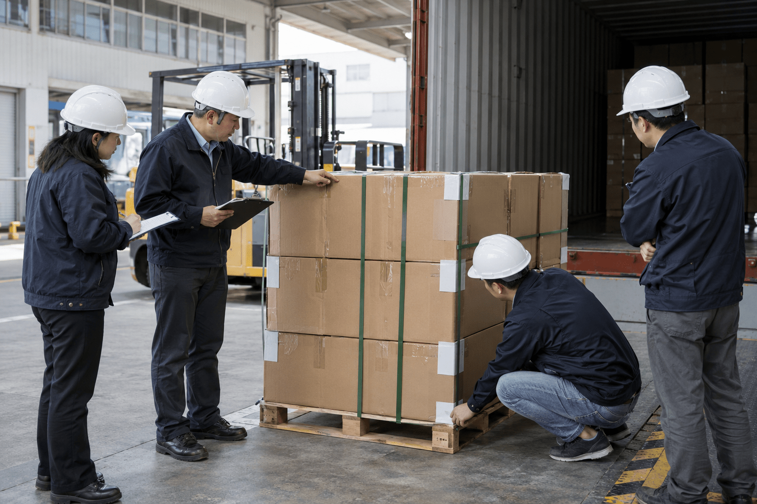 Pallet and container loading layout review