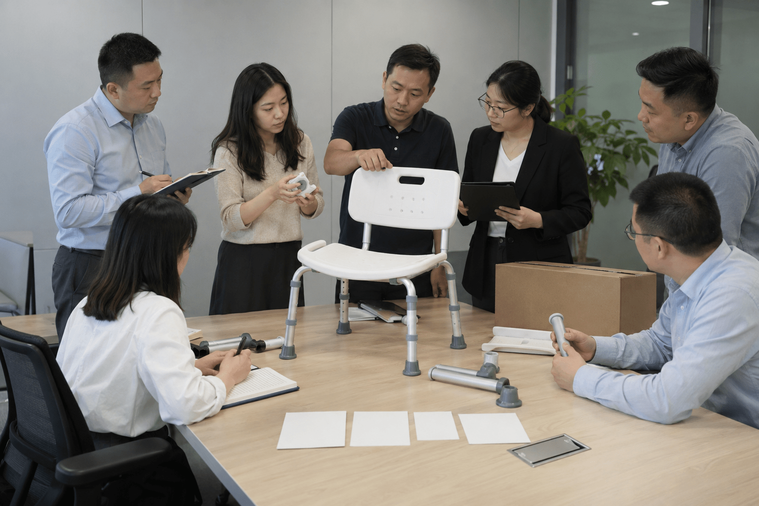 Cross-functional RFQ planning meeting