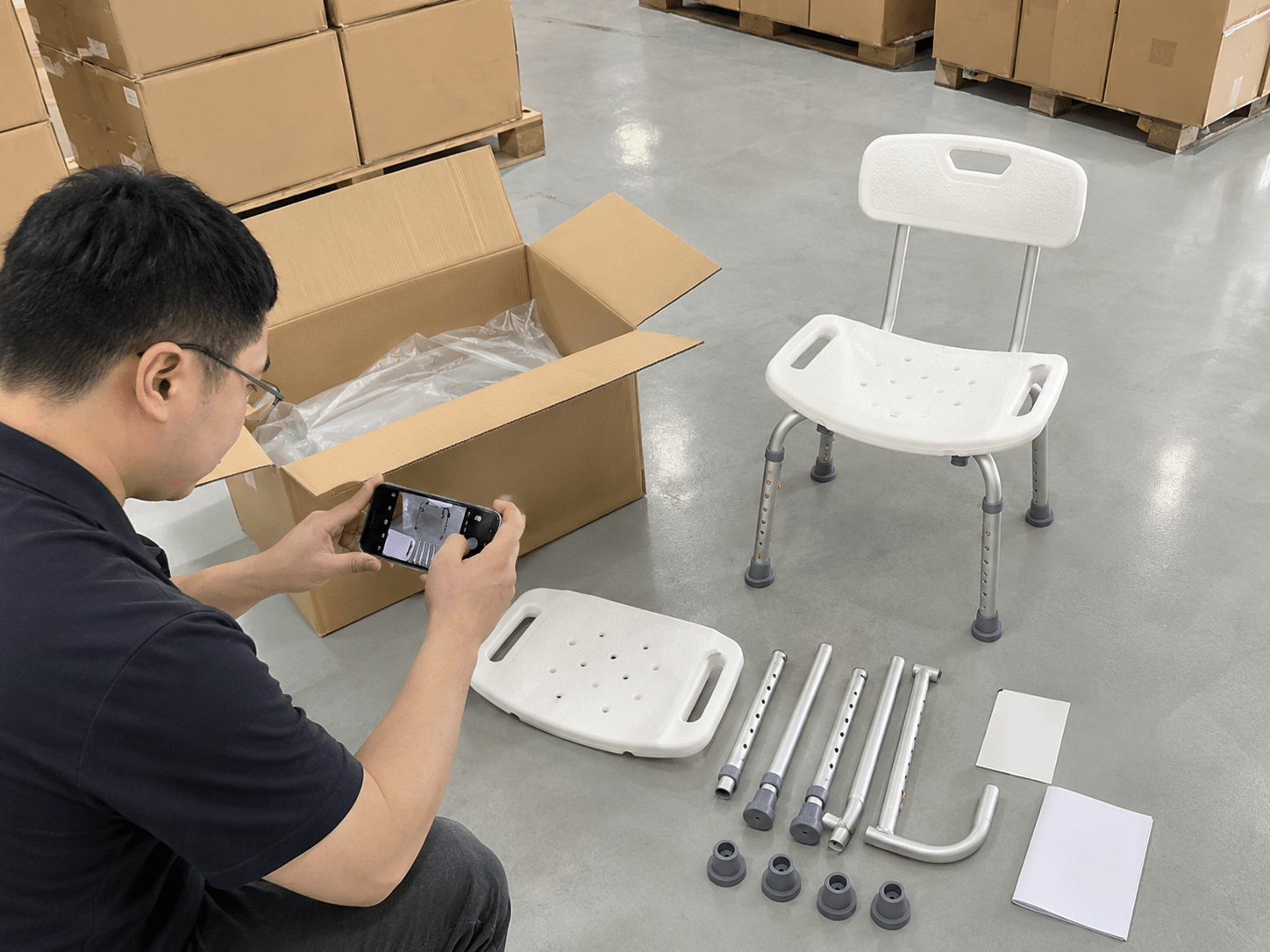 Sample unpacking and identity review
