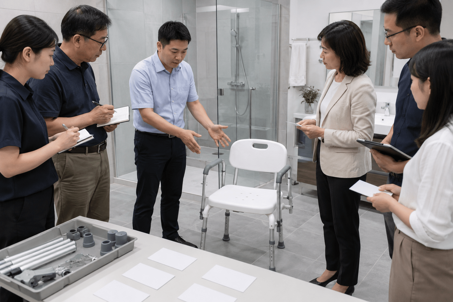 Cross-functional sample-test planning meeting