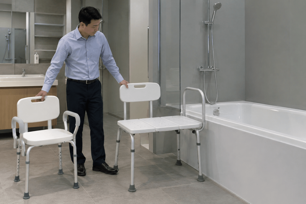 Shower Chair vs Transfer Bench: Which Fits the Bathroom for B2B buyers