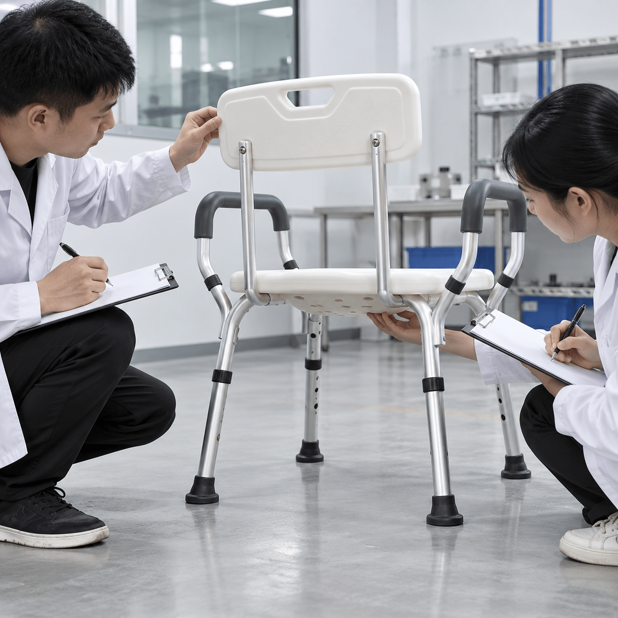 Backrest positioning and cleaning comparison