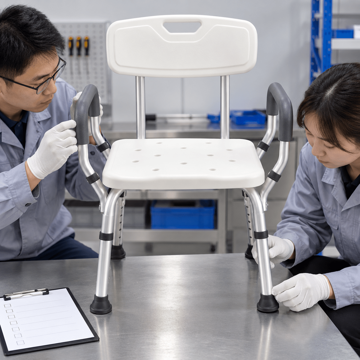 Frame and support material inspection